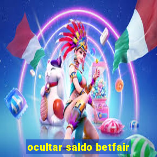 ocultar saldo betfair